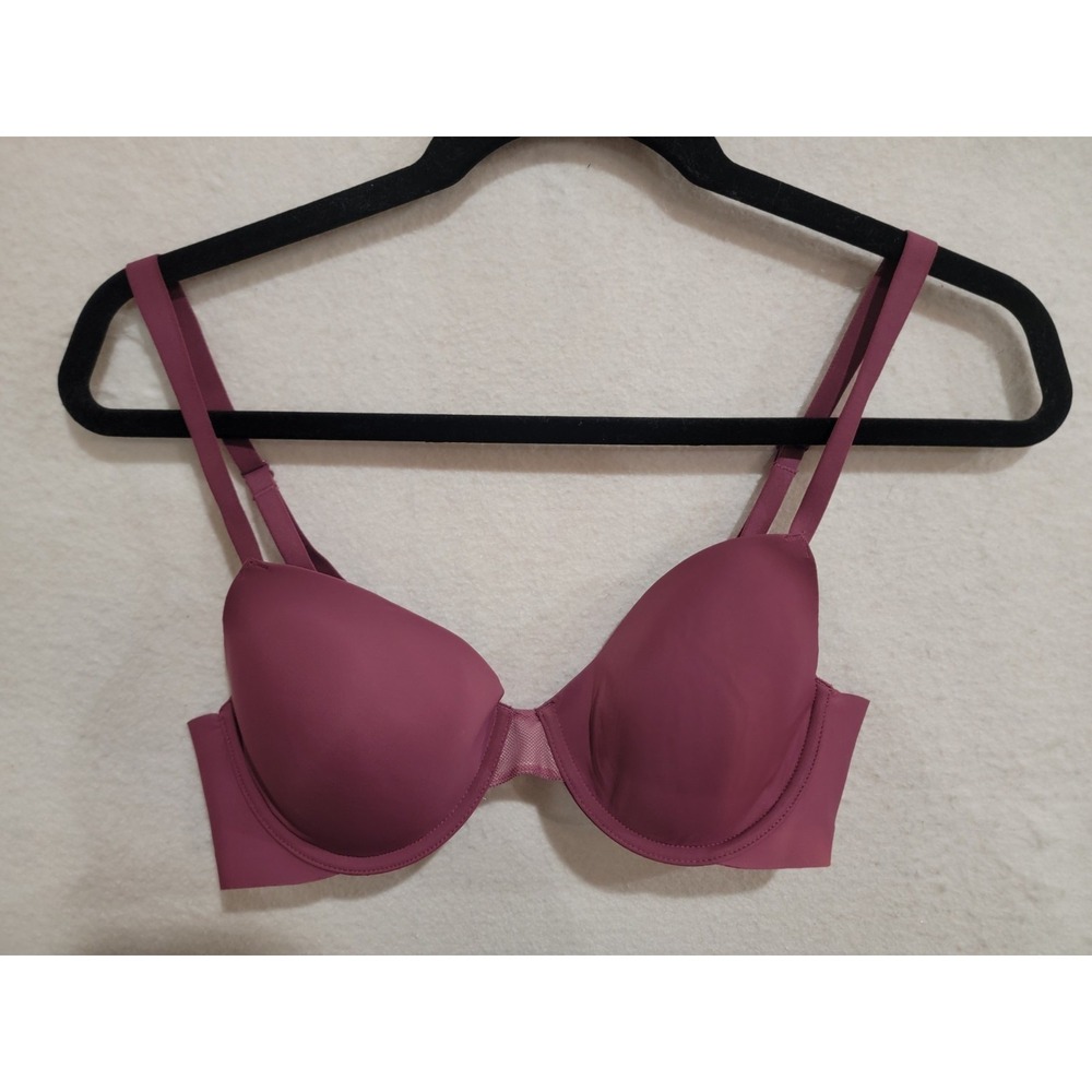 Maidenform‎ One Fab Fit Extra Coverage Bra 34C SE1200 Mauve Underwire T-Shirt